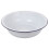 Large Enamel Mixing Bowl for Dough Mixing White 1Set 5