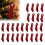 Bas de Noël brodés avec initiales, 45 cm (18 pouces). 4