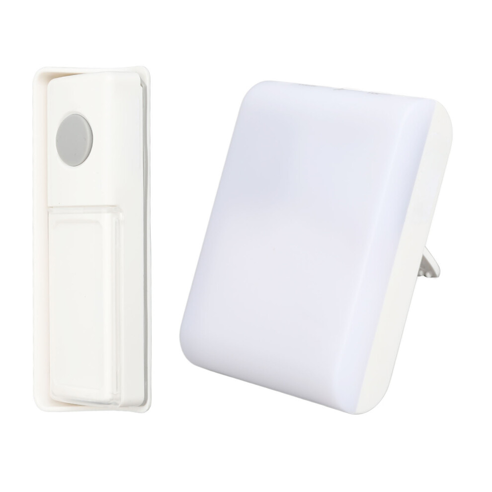 Wireless Doorbell With 7 Colors Flashing Light, Led Sound, Abs Material 9411387590267