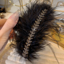 (1) Rhinestone Hair Claw for Women - Thick Hair