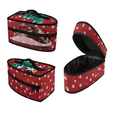 Sac de fer à vapeur de voyage, motif sapin de Noël, durable