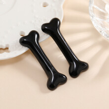 (Black) Bone Hair Clips for Women & Girls, All Hair Types