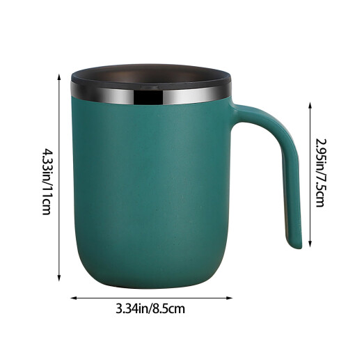 Isolierter Edelstahl-Campingbecher mit Deckel, 355 ml 2