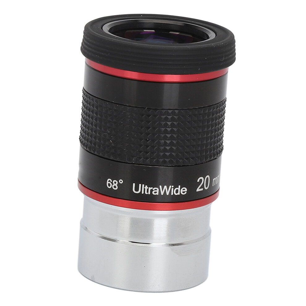 20Mm Multi-Coated 68 Ultra Wide Angle Telescope Eyepiece For 1.25" Interface 7621387590613