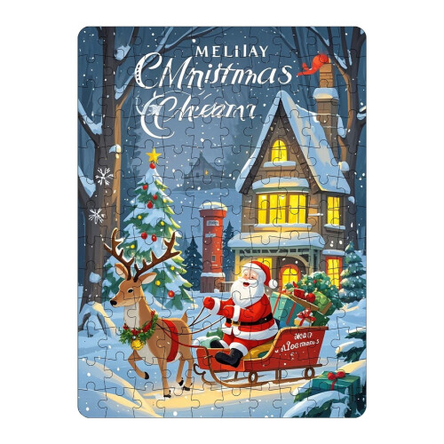 Puzzle de Noël pour adultes, 130 pièces