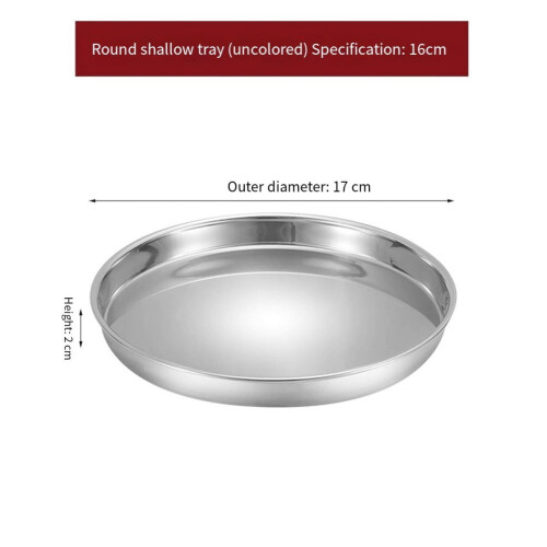 Runde Kuchenform aus Edelstahl, 16–34 cm