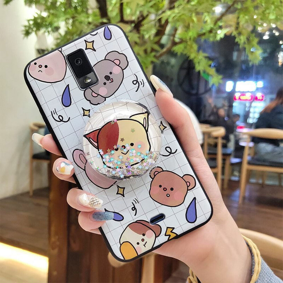 Blu View3/B140dl Phone Case – Quicksand Glitter Tpu Case, Anti-Knock, Waterproof, Dirt-Resistant, Cute Cartoon Design 9493189681671