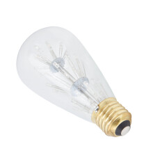Retro LED String Light Bulb with Gypsophila Effect – Yard, Bedroom, Festival & Party Decoration