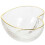 Glass Heart-Shaped Bowl Decorative Dessert Bowl 1