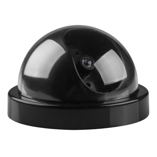 Telecamera di sicurezza analogica wireless per interni/esterni, con flash LED, cupola virtuale, plug & play e microfono integrato – compatibile con