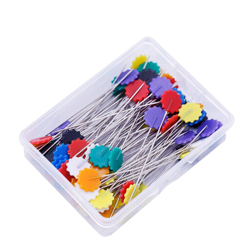 Broderinålar blandade färger 50 st 2