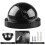 Telecamera di sicurezza analogica wireless per interni/esterni, con flash LED, cupola virtuale, plug & play e microfono integrato – compatibile con 2