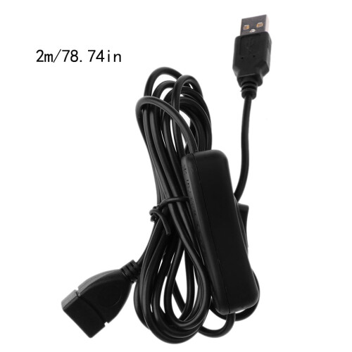 Καλώδιο επέκτασης συγχρονισμού δεδομένων USB2.0 Καλώδιο επέκτασης USB με διακόπτη