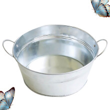 Gardening Bucket Iron Vintage Home Decor 1 Piece
