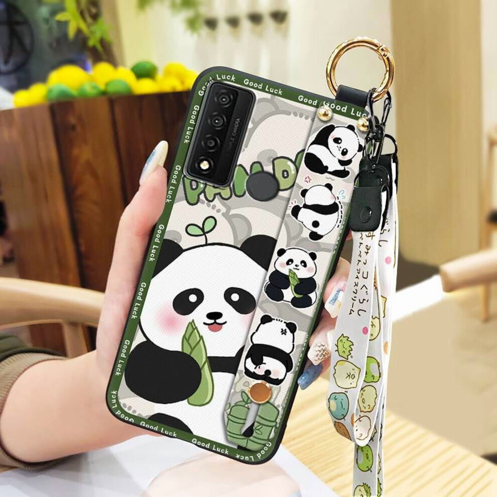 Phone Case For Tcl 20 Xe: Anti-Dust, Shockproof, Waterproof, Kickstand, Panda Ring, Wristband, Cute Cartoon Design 9482726330905