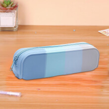 Trousse Ă crayons en silicone Macaron Gradient 20 x 6 x 5 cm