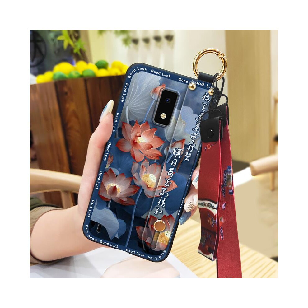Blu View4 Phone Case Â Chinese Style, Dirt-Resistant, Waterproof, Shockproof, With Ring Lanyard, Wristband & Kickstand Â Compatible With Blu View4 9493189684221