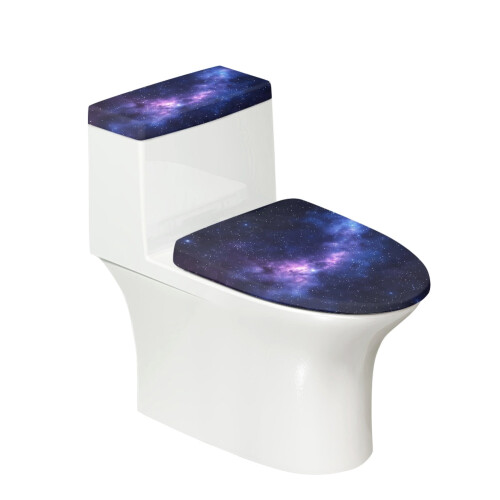 Toilettendeckel aus Polyester mit verstellbarem Gummizug
