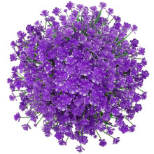 Bouquet de fleurs artificielles violettes résistantes aux UV (1 lot)