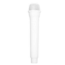 Model Microphone Prop ABS White Fake Mic Size:One