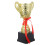 Golden Lightweight Plastic Trophy for Ceremony and Celebration Decor 1