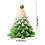 Christmas Tree Scented Candle Green Taper 3