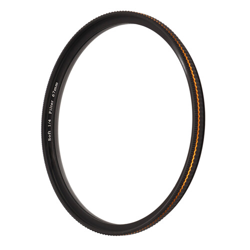Optischer gefrosteter Filter 67mm für DSLR-Makroobjektiv Weiche Diffusion 1/4 Nebel-Effekt 1