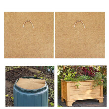 Jute Worm Blanket for Composting Bin 23.62 x 23.62 Inch 4