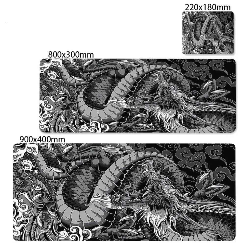 Gaming Mouse Pad Large Dragon Gamer Mousepad Computer Gaming Table Carpet Desk Mat Xxl 800X300mm Mouse Mat Rubber Keyboard Pads 9464372730056