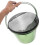 Tea Dregs Drainage Bucket with Lid Light Green 7