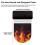 Elastischer WC-Deckel mit Flammenmuster, staubdicht, verstellbar 8