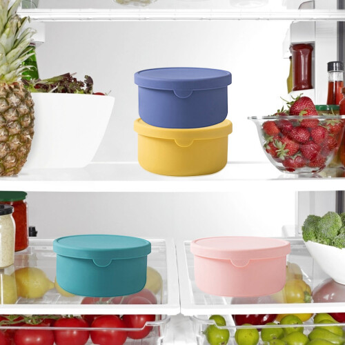 Silicone Portable Sealed Lunch Box for Students 1 Piece 2