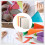 NICEXMAS Parchment Paper for Printing Card Making Assorted Color 50 Sheets 2