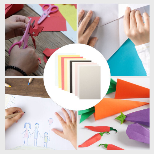NICEXMAS Parchment Paper for Printing Card Making Assorted Color 50 Sheets 1