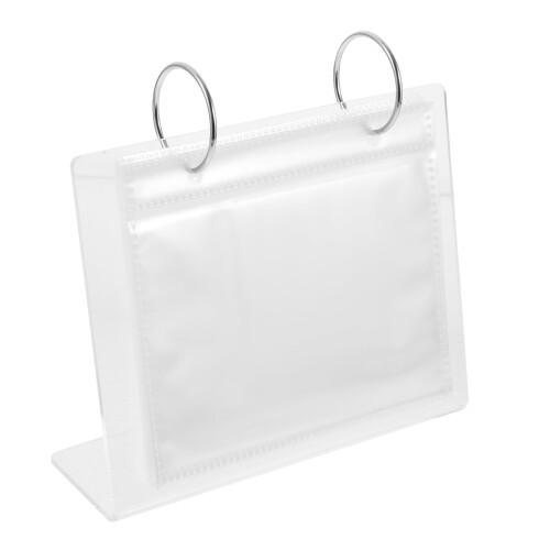 NICEXMAS Rectangular Standing Flip Album 1Pcs 6.68X6.29X1.97in 2