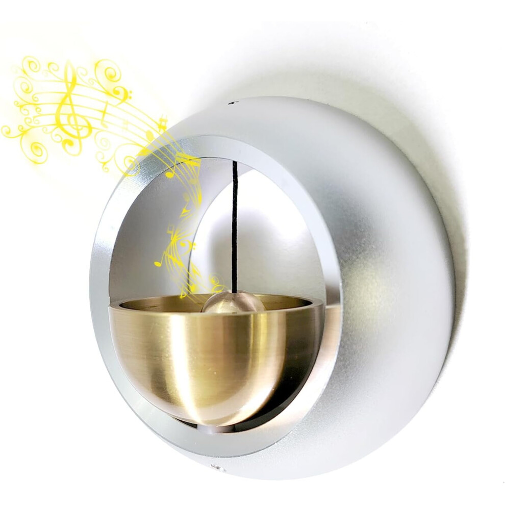 Shopkeeper Door Bell For Business Â Magnetic, Easy Install, Silver Chime Compatible With All Doors 9464372732074