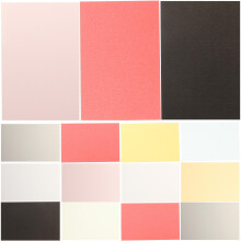 NICEXMAS Parchment Paper for Printing Card Making Assorted Color 50 Sheets