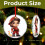 Cartoon Firefighter Glass Ornament Round 1 Pack 2