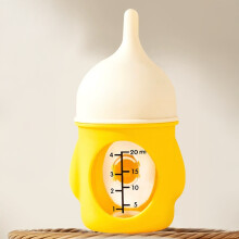 (Yellow 20ml) Pet Nursing Bottle for Puppies & Kittens, Easy Clean