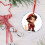 Cartoon Firefighter Glass Ornament Round 1 Pack 8
