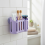 (Purple) Wall-Mounted Silicone Toothbrush Holder with Suction Cup 10