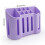 (Purple) Wall-Mounted Silicone Toothbrush Holder with Suction Cup 11