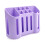 (Purple) Wall-Mounted Silicone Toothbrush Holder with Suction Cup 12