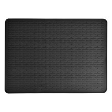 Grand tapis en silicone résistant à la chaleur pour la cuisine, idéal sous les ustensiles de cuisson chauds.