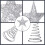 Christmas Tree Topper Star Silver 10 Inches 2