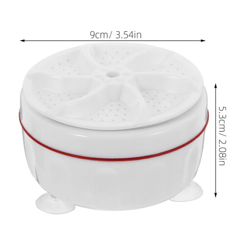Automatic Portable Washer White Compact 1 Set 1
