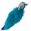 Artificial Blue Peacock Feathered Simulation Birds Christmas Tree Decorations 5