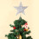 Christmas Tree Topper Star Silver 10 Inches 5