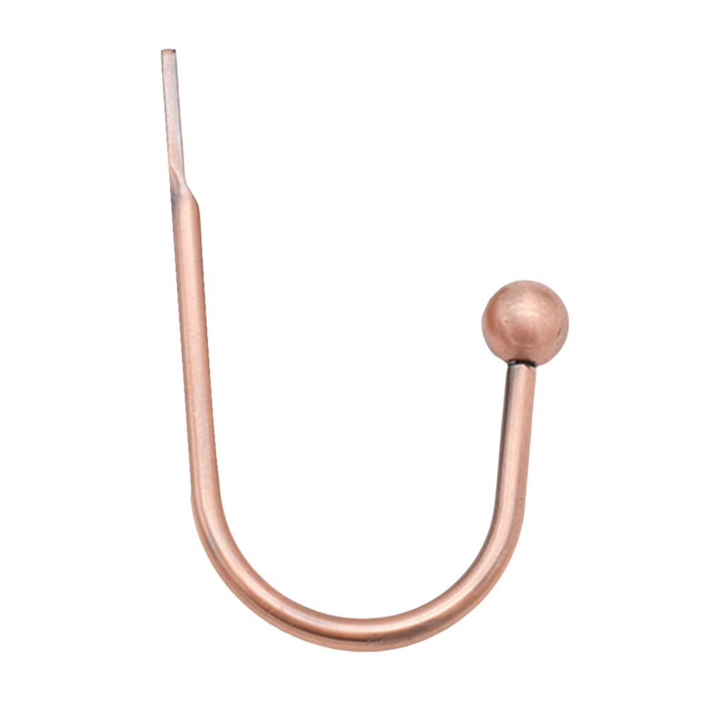 2026 New Arrival Hooks For Hanging Heavy Duty Curtain Alloy U Shaped Crystal Wall Hook Electro Galvanized Curtain Hook 9327961861480