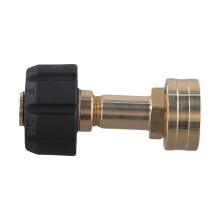 Adaptateur pour tuyau d'arrosage M22 vers système de connexion rapide pour nettoyeur haute pression de 14 mm